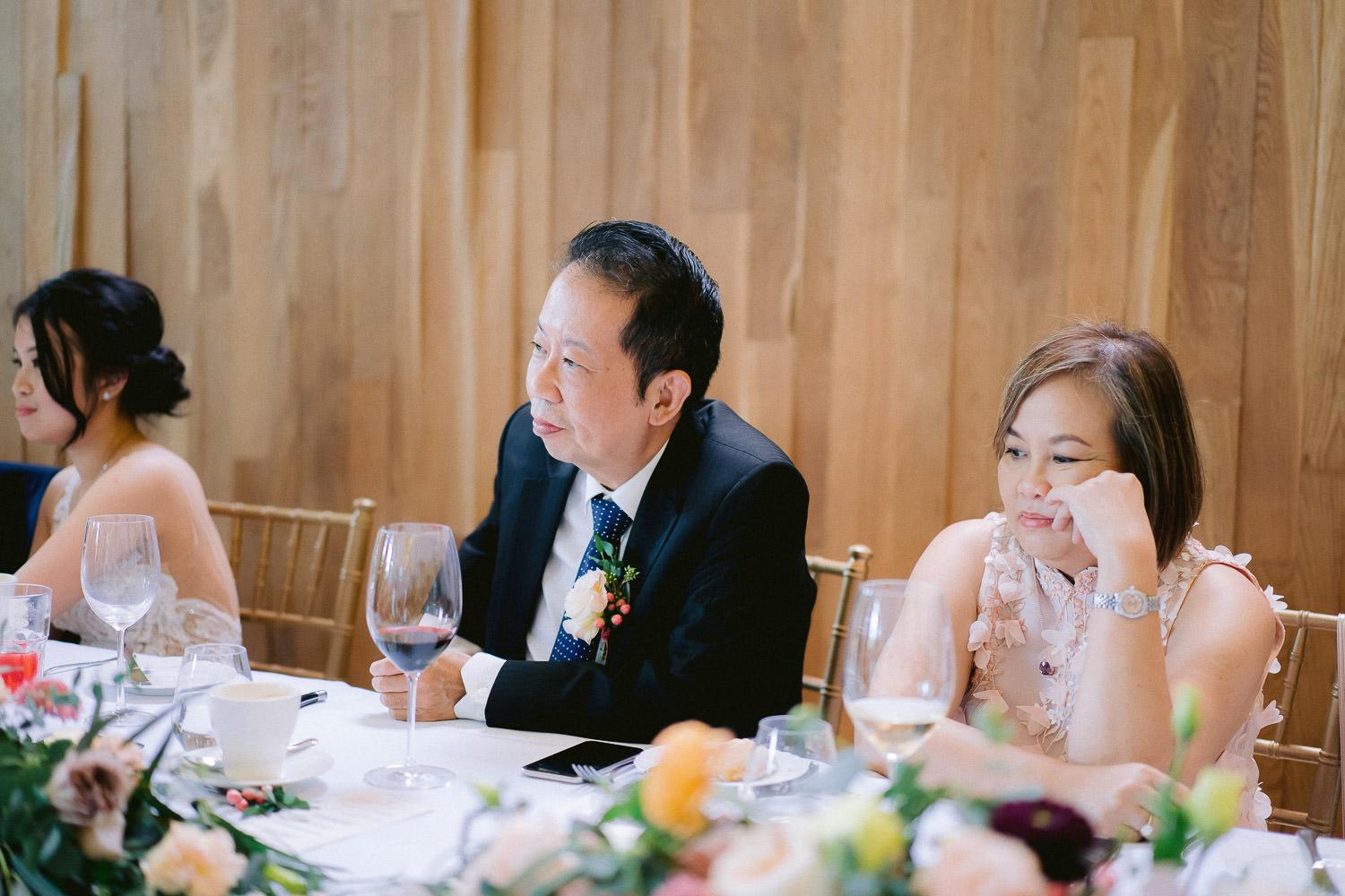 wedding day thomson road baptist church white rabbit lunch banquet bride groom
