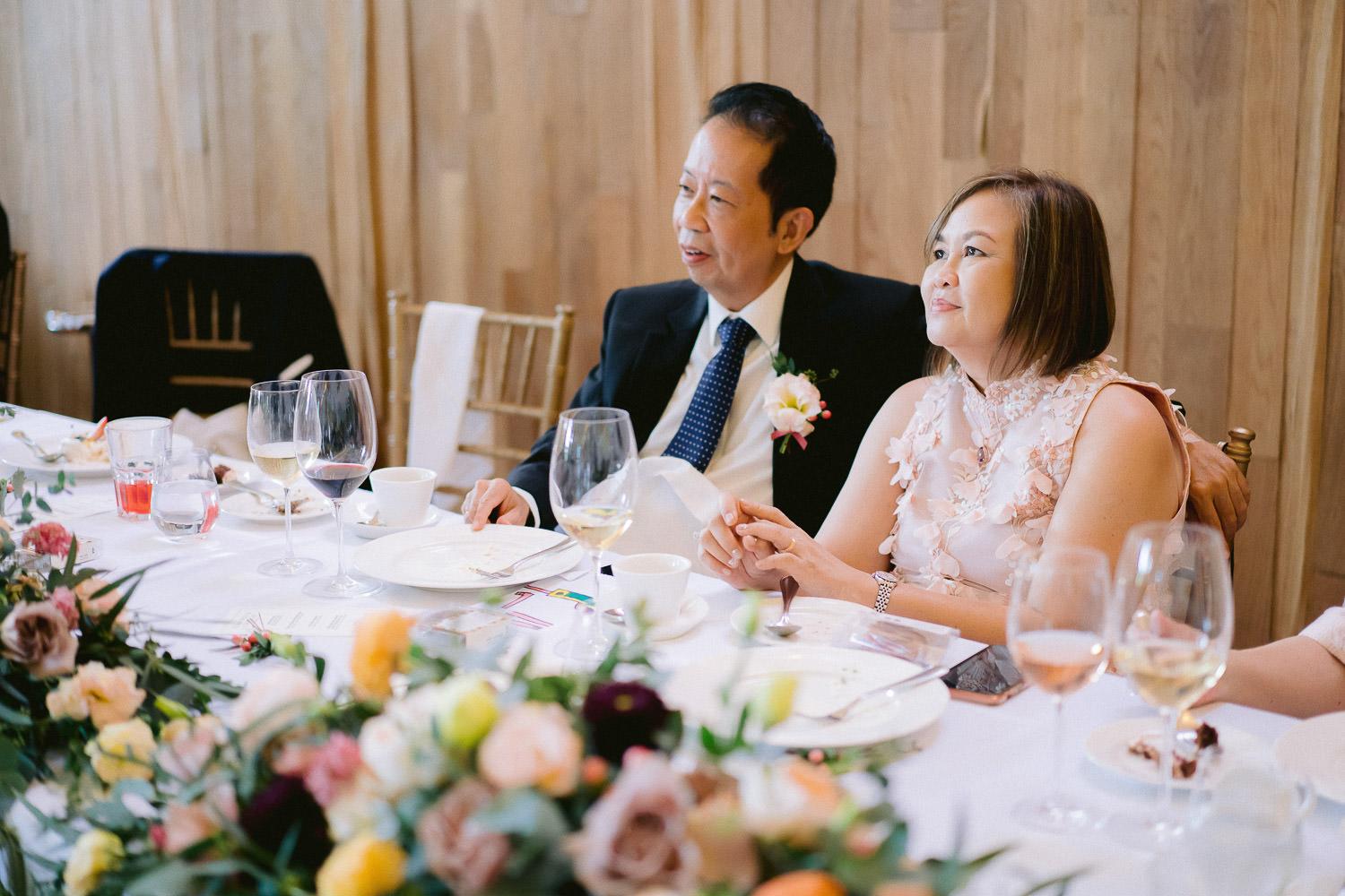 wedding day thomson road baptist church white rabbit lunch banquet bride groom